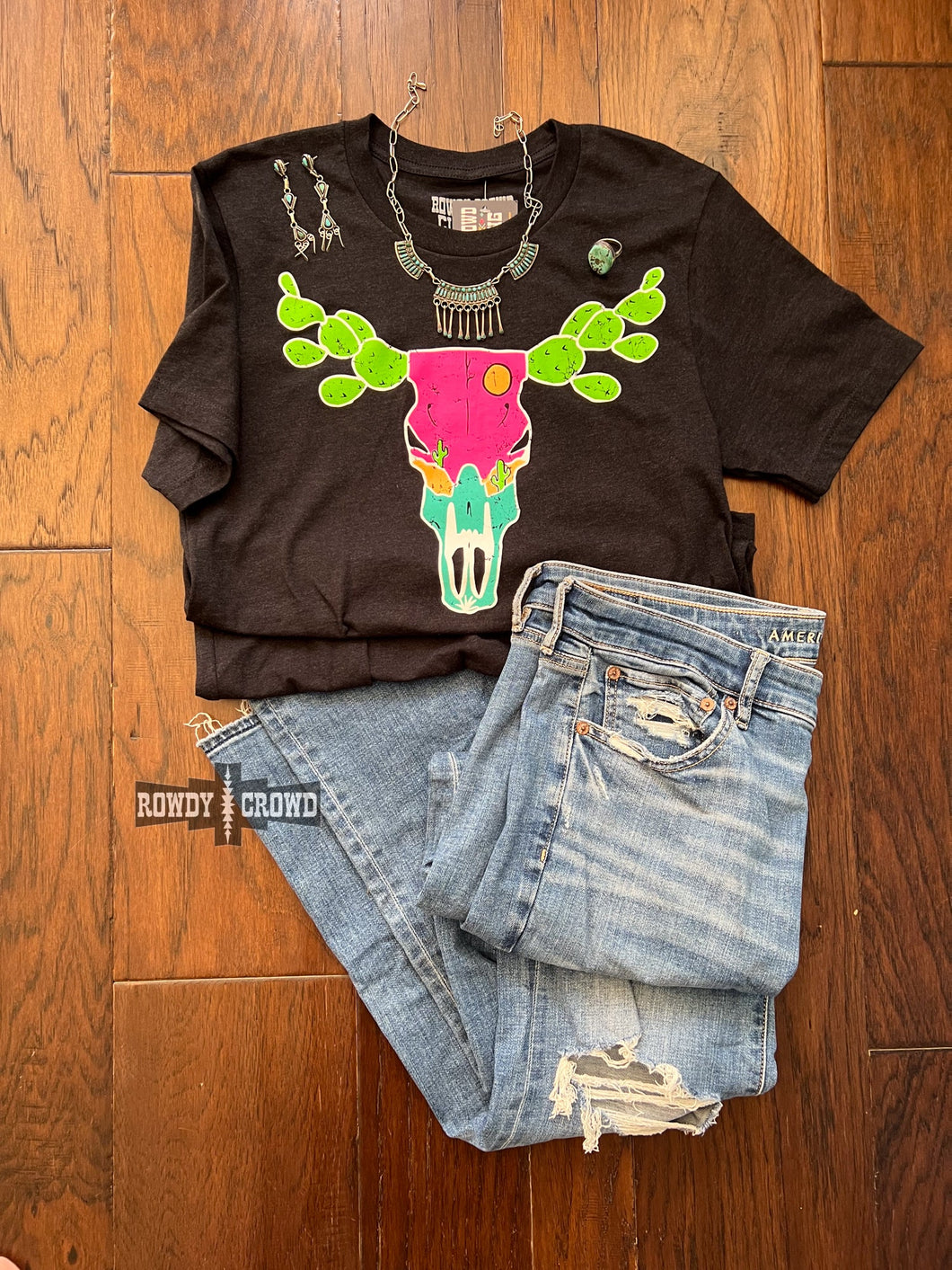 Prickly Skull Tee - Mavictoria Designs Hot Press Express