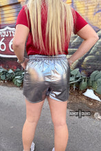 Load image into Gallery viewer, Marfa Metallic Shorts - Mavictoria Designs Hot Press Express
