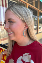 Load image into Gallery viewer, Ringling Hoop Earrings - Mavictoria Designs Hot Press Express
