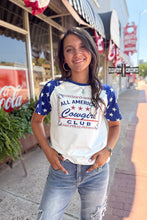 Load image into Gallery viewer, All American Cowgirl Tee - Mavictoria Designs Hot Press Express
