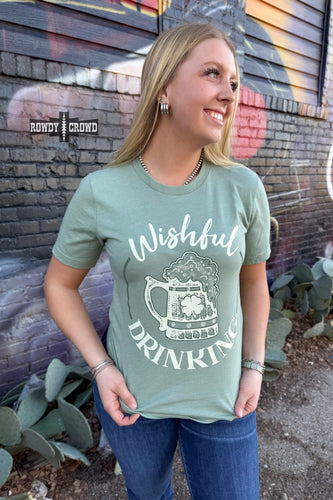 Wishful Drinking Tee - Mavictoria Designs Hot Press Express