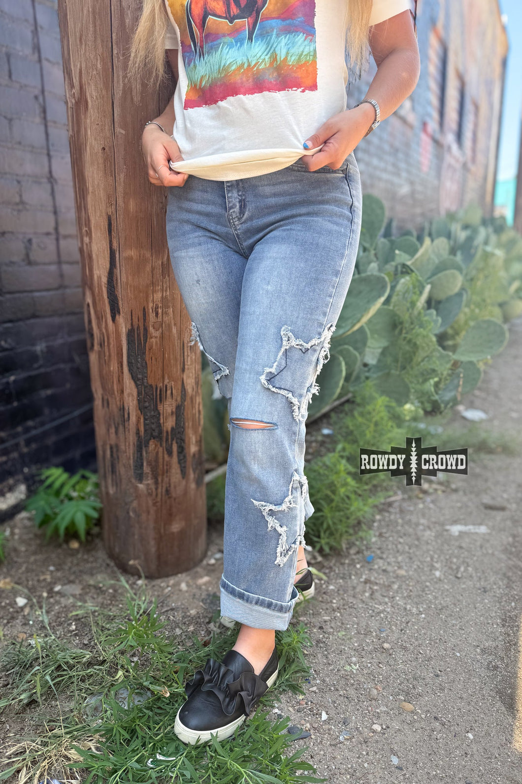 Oh My Stars Denim Jeans - Mavictoria Designs Hot Press Express