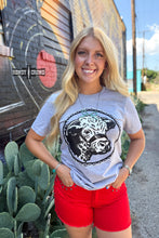 Load image into Gallery viewer, Happy Hereford Tee- GREY - Mavictoria Designs Hot Press Express
