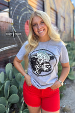 Load image into Gallery viewer, Happy Hereford Tee- GREY - Mavictoria Designs Hot Press Express
