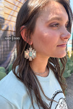 Load image into Gallery viewer, Odessa Aztec Earrings - Mavictoria Designs Hot Press Express
