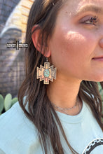 Load image into Gallery viewer, Odessa Aztec Earrings - Mavictoria Designs Hot Press Express
