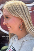 Load image into Gallery viewer, Ringling Hoop Earrings - Mavictoria Designs Hot Press Express
