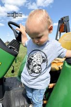 Load image into Gallery viewer, KIDS Happy Hereford Tee- GREY - Mavictoria Designs Hot Press Express

