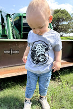 Load image into Gallery viewer, KIDS Happy Hereford Tee- GREY - Mavictoria Designs Hot Press Express
