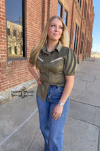 Load image into Gallery viewer, OLIVE- Calaboose Top - Mavictoria Designs Hot Press Express
