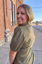 Load image into Gallery viewer, OLIVE- Calaboose Top - Mavictoria Designs Hot Press Express
