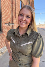 Load image into Gallery viewer, OLIVE- Calaboose Top - Mavictoria Designs Hot Press Express
