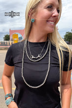 Load image into Gallery viewer, Buckaroo Pearl Necklace - Mavictoria Designs Hot Press Express
