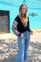 Load image into Gallery viewer, Stellar Sequin Long Sleeve Top - Mavictoria Designs Hot Press Express
