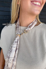 Load image into Gallery viewer, Snazzy Snaffle Scarf Slide - Mavictoria Designs Hot Press Express
