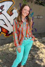 Load image into Gallery viewer, Sturgill Serape Button Up - Mavictoria Designs Hot Press Express
