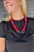 Load image into Gallery viewer, Bandana Bit Necklace - Mavictoria Designs Hot Press Express
