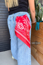 Load image into Gallery viewer, SMALL Buffalo Bandana Wild Rags - Mavictoria Designs Hot Press Express
