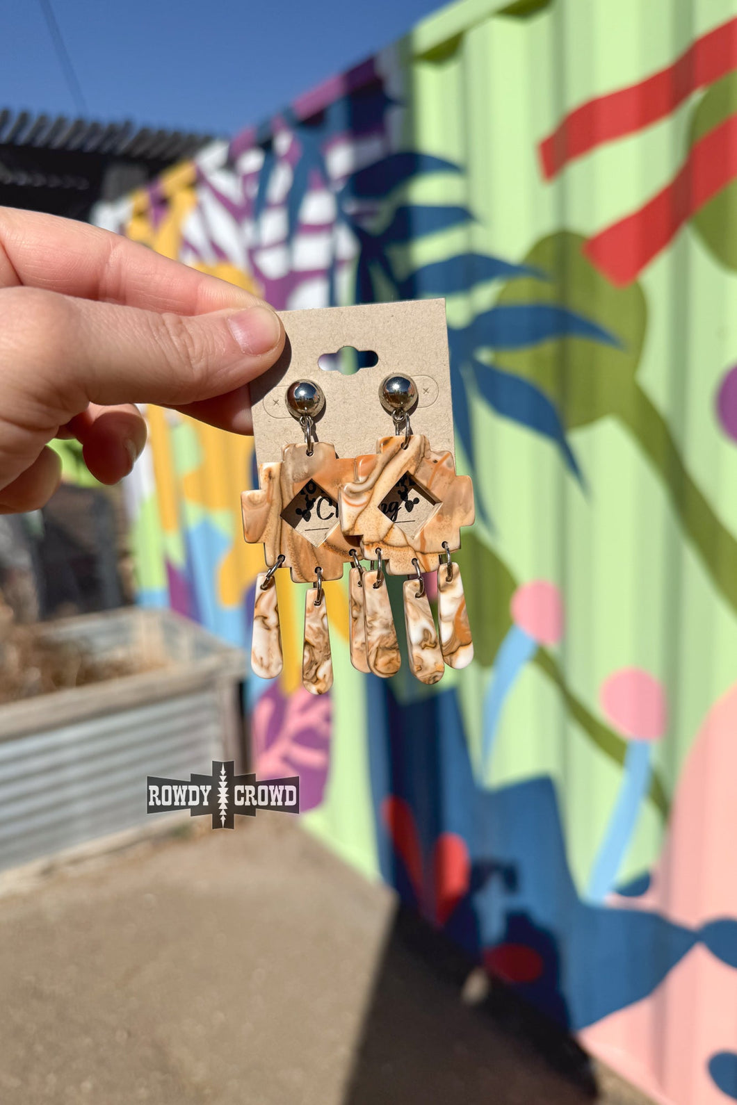 Aledo Aztec Earrings - Mavictoria Designs Hot Press Express