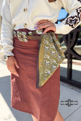 SMALL Paisley Anne Wild Rag - Mavictoria Designs Hot Press Express