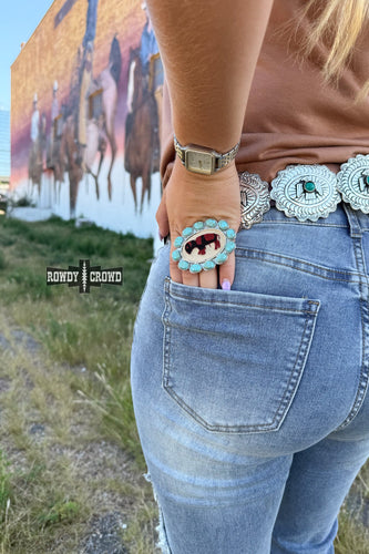 Blazing Buffalo Scarf Slide - Mavictoria Designs Hot Press Express