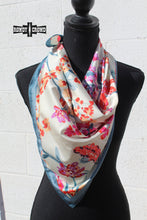 Load image into Gallery viewer, Flower Child Wild Rag/ Scarf - Mavictoria Designs Hot Press Express
