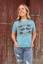 Load image into Gallery viewer, Cowgirl Spurs Tee - Mavictoria Designs Hot Press Express
