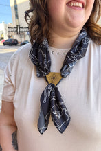 Load image into Gallery viewer, Cowboy Way Scarf Slides - Mavictoria Designs Hot Press Express
