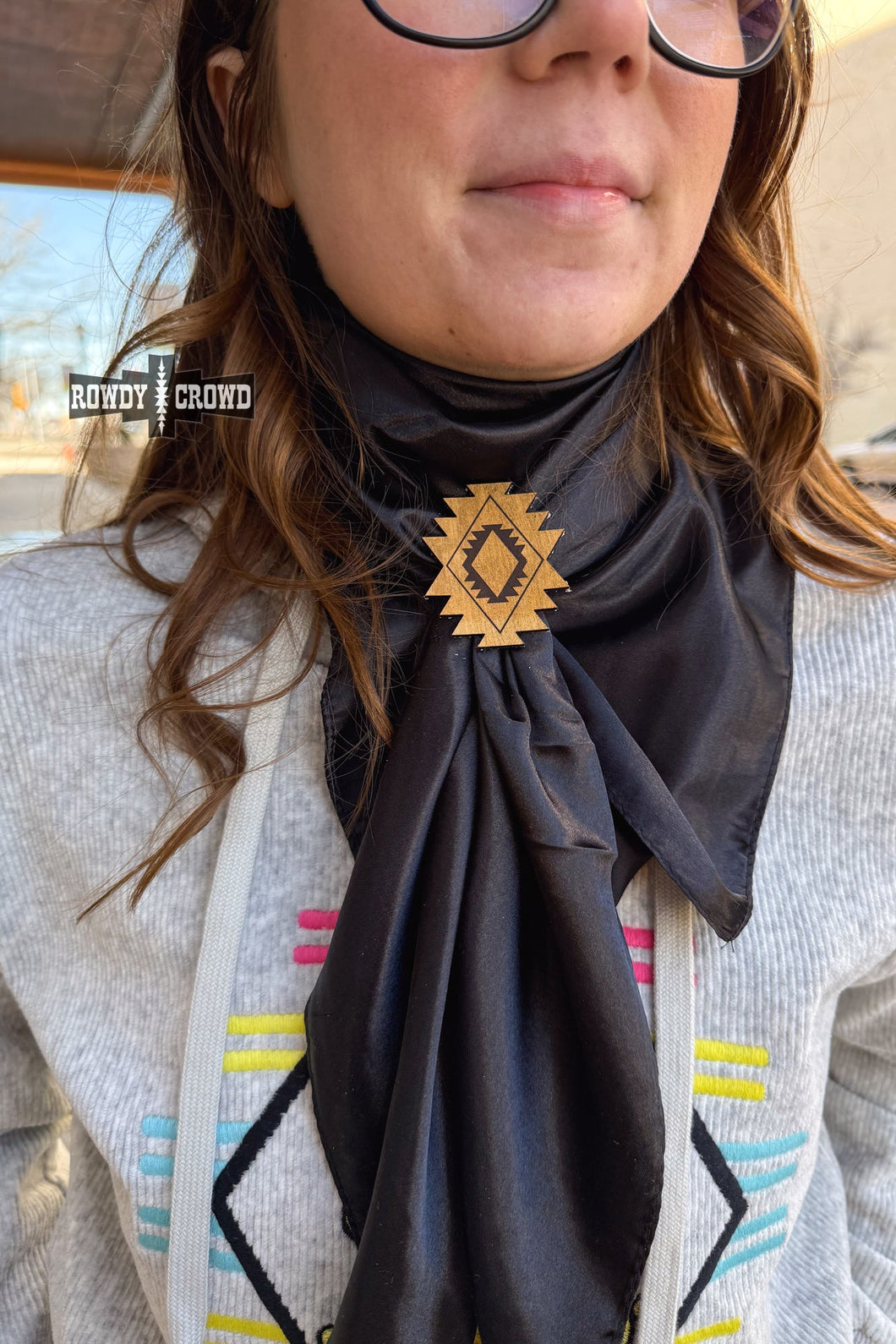 Aztec Sky Scarf Slide - Mavictoria Designs Hot Press Express