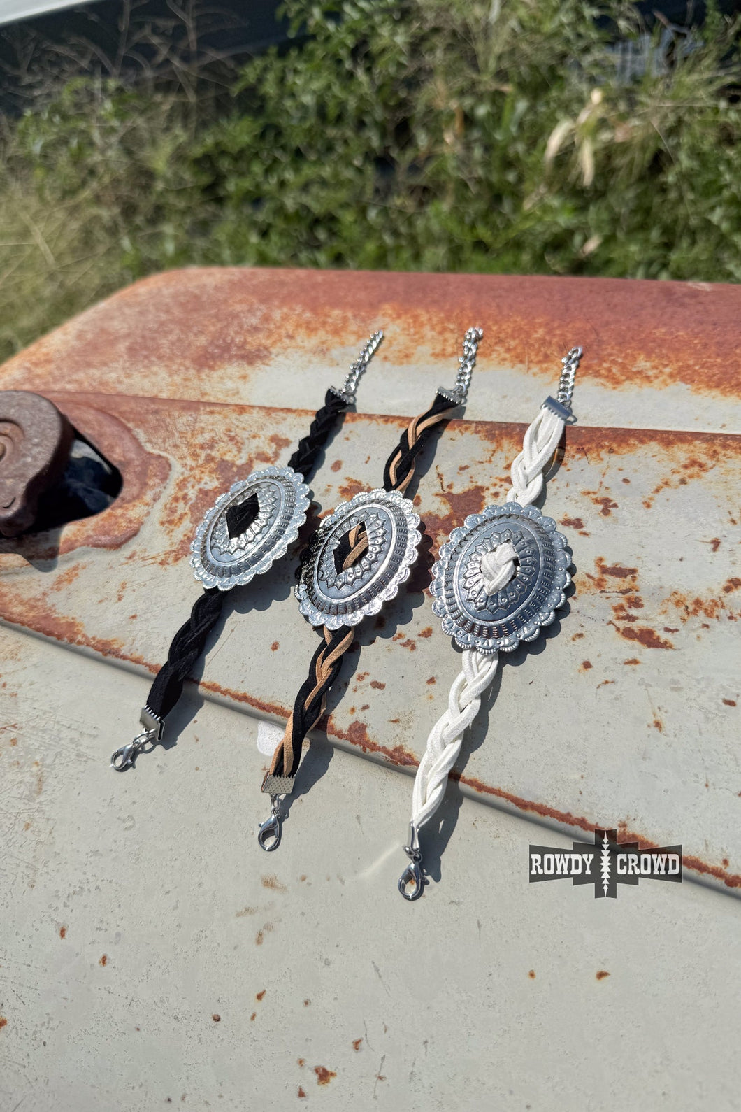 Cadillac Concho Bracelet - Mavictoria Designs Hot Press Express