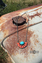 Load image into Gallery viewer, Coral West Necklace - Mavictoria Designs Hot Press Express
