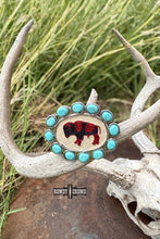 Load image into Gallery viewer, Blazing Buffalo Scarf Slide - Mavictoria Designs Hot Press Express
