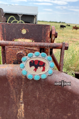 Blazing Buffalo Scarf Slide - Mavictoria Designs Hot Press Express