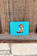 Load image into Gallery viewer, Hey Cowboy Cosmetic Bag - Mavictoria Designs Hot Press Express
