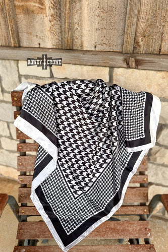 Howdy Houndstooth Wild Rag - Mavictoria Designs Hot Press Express