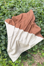 Load image into Gallery viewer, SMALL Polka Dot Coffee Wild Rag - Mavictoria Designs Hot Press Express
