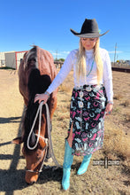 Load image into Gallery viewer, Western Sky Skirt - Mavictoria Designs Hot Press Express
