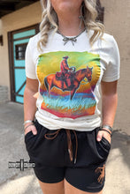 Load image into Gallery viewer, Blazin&#39; Trails Tee - Mavictoria Designs Hot Press Express
