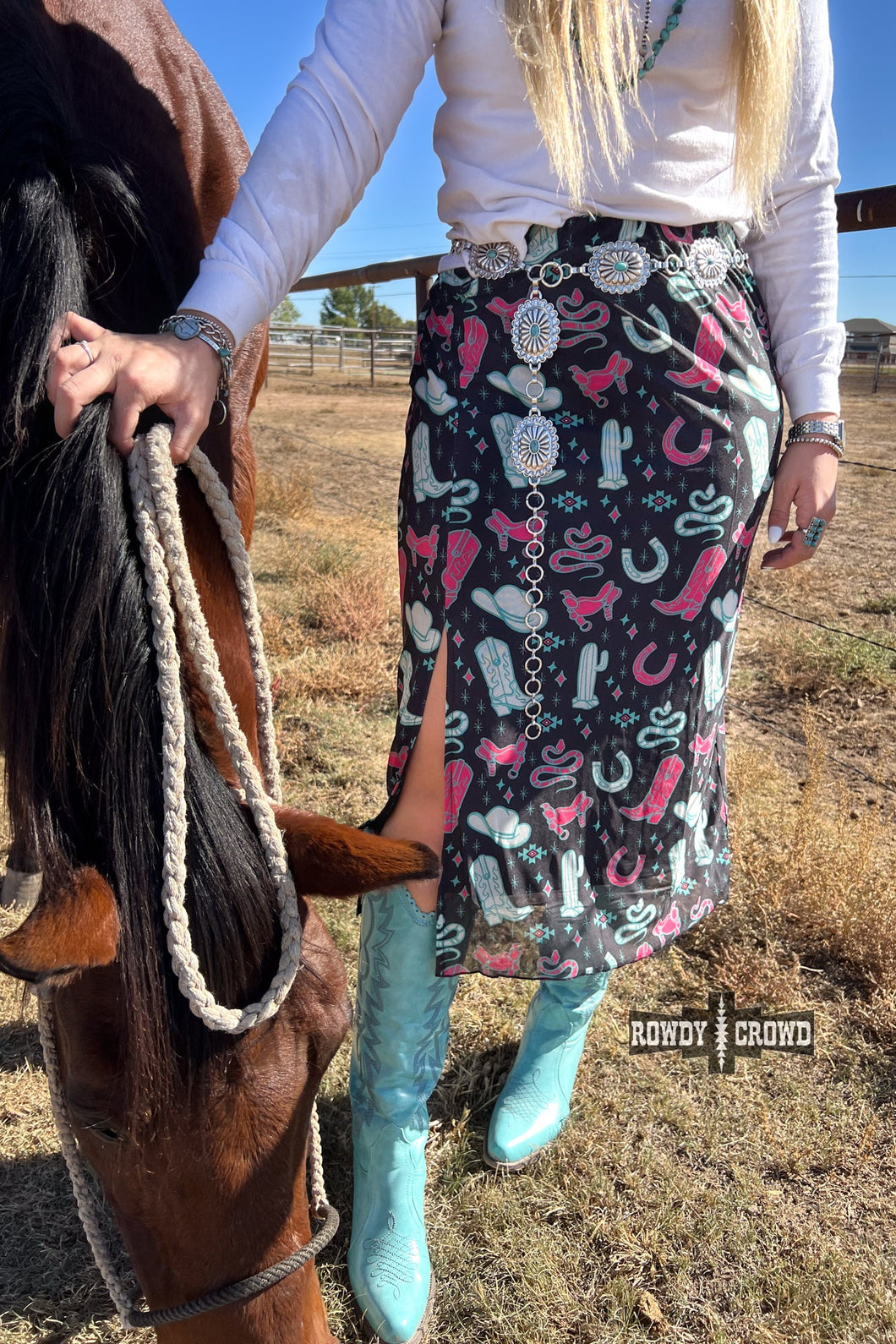 Western Sky Skirt - Mavictoria Designs Hot Press Express