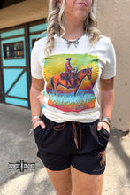 Load image into Gallery viewer, Blazin&#39; Trails Tee - Mavictoria Designs Hot Press Express
