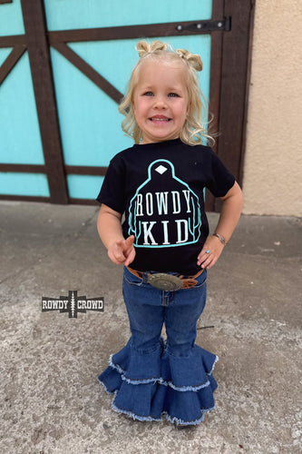 TURQUOISE- Rowdy Kid Tee - Mavictoria Designs Hot Press Express