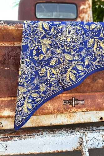 SMALL Punchy Paisley Wild Rag - Mavictoria Designs Hot Press Express