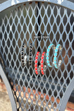 Load image into Gallery viewer, Ringling Hoop Earrings - Mavictoria Designs Hot Press Express
