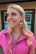 Load image into Gallery viewer, Rodeo Queen Earrings - Mavictoria Designs Hot Press Express
