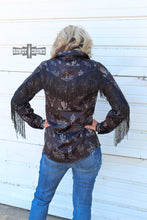 Load image into Gallery viewer, Desert Fringe Button Up - Mavictoria Designs Hot Press Express
