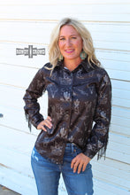 Load image into Gallery viewer, Desert Fringe Button Up - Mavictoria Designs Hot Press Express
