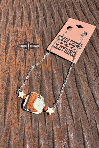 Starry Boot Necklaces - Mavictoria Designs Hot Press Express