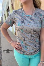 Load image into Gallery viewer, Blooming Desert Tee - Mavictoria Designs Hot Press Express

