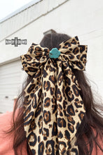 Load image into Gallery viewer, Loungin&#39; Leopard Bow - Mavictoria Designs Hot Press Express
