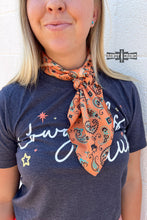 Load image into Gallery viewer, SMALL Blazin&#39; Trails Wild Rag/ Scarf - Mavictoria Designs Hot Press Express
